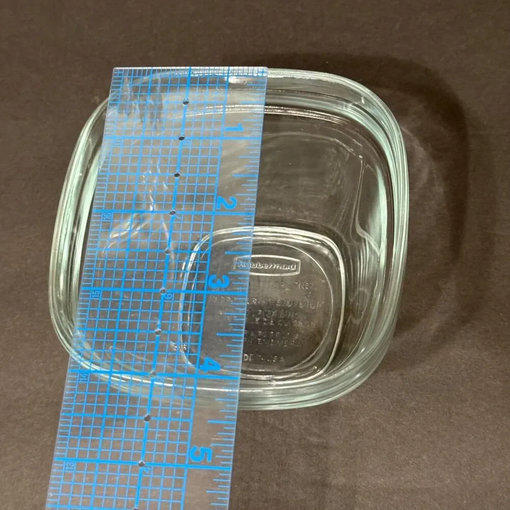 Rubbermaid Glass 1.5 cup Food Storage Container Bowl NO Lid 7N61 Discontinued